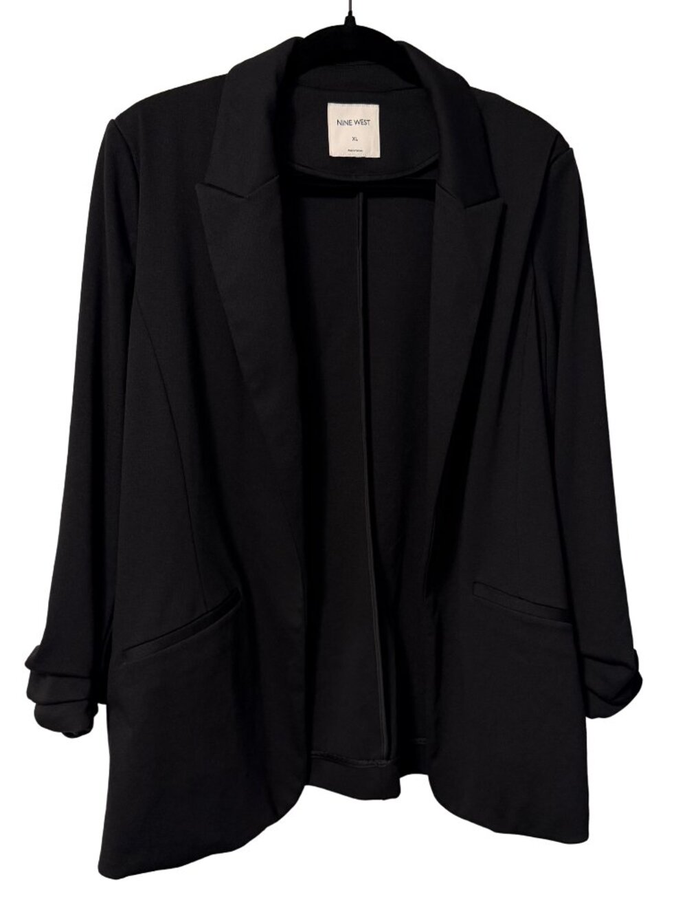 Nine West Women's Blazer with Stretch | Black | Size XL